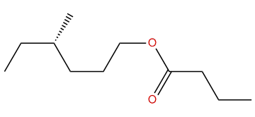 (S)-4-Methylhexyl butyrate